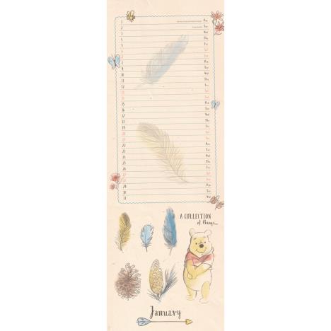 Winnie the Pooh Official 2018 Sketch Slim Calendar Extra Image 2